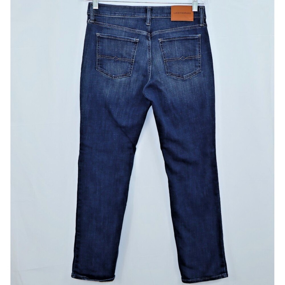 Women’s Lucky Brand Sweet Mid Rise Straight Denim Jeans Blue Size 8/29A - Picture 4 of 7